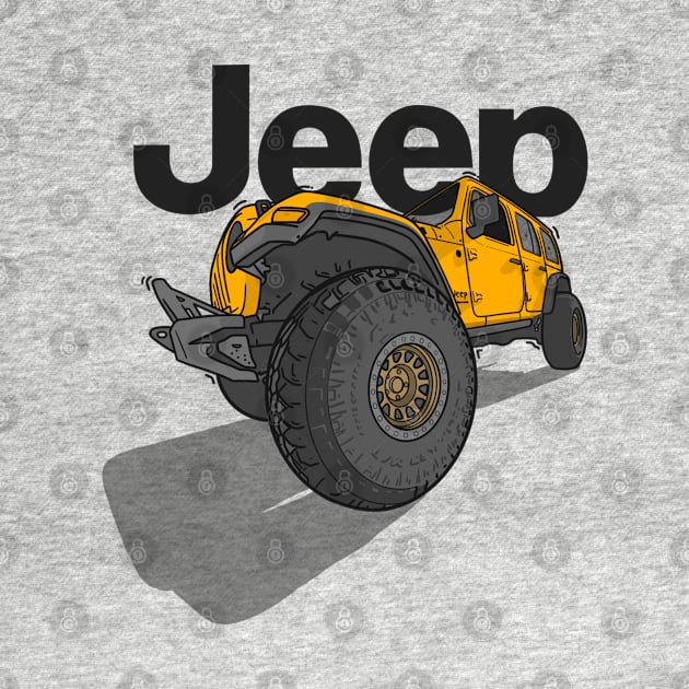 Jeep Design - Yellow by 4x4 Sketch